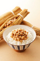 納豆　Japanese food Natto
