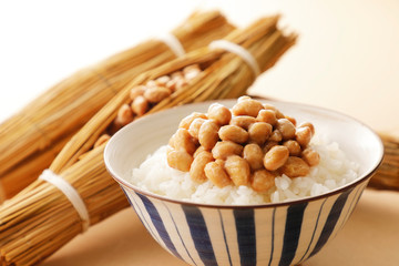 納豆　Japanese food Natto