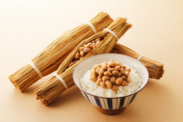 納豆　Japanese food Natto