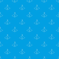 Route pattern vector seamless blue repeat for any use