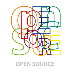 Vector open source. Broken text