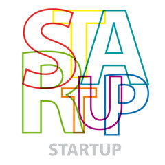 Vector startup. Broken text