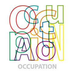Vector Occupation. Broken text