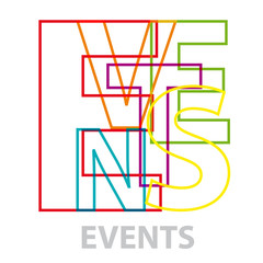 Vector events. Broken text