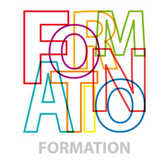 Vector formation. Broken text