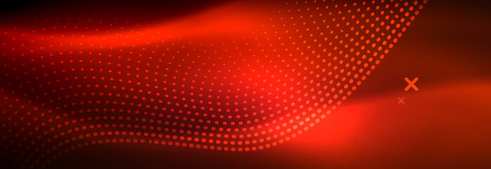 Fototapeta premium Motion vector illustration. Network digital concept. Abstract futuristic backdrop. Abstract pattern. Big data visualization. Background abstract technology communication data science.