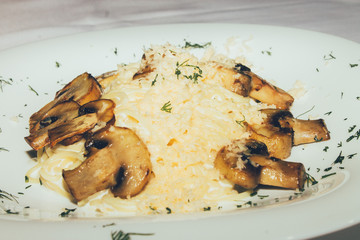 pasta with mushrooms
