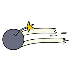 cartoon doodle of a lit bomb