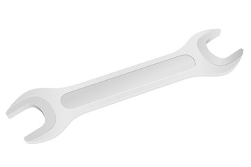 Wrench. Vector 3d illustration isolated