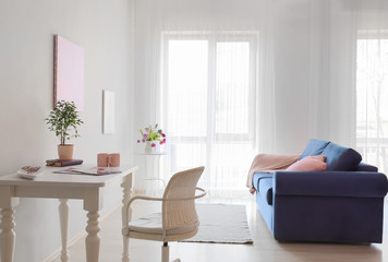 Interior of beautiful modern room