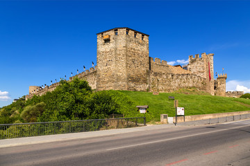 Fototapeta na wymiar Ponferrada, Spain. Medieval fortress
