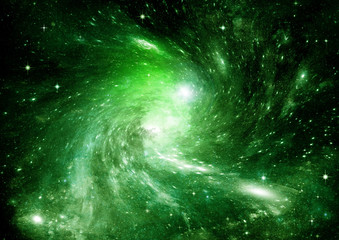 galaxy in a free space