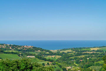 sguardo dalle colline marchigiane