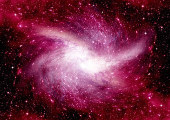 galaxy in a free space