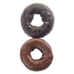 donut or donut with concept on a background.
