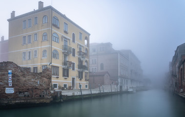 Fototapeta premium Nebel in Venedig