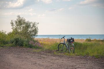 bicycle by the sea