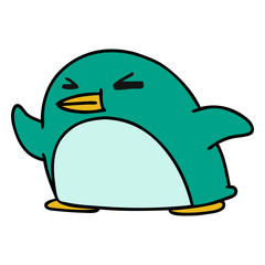 cartoon kawaii of a cute penguin