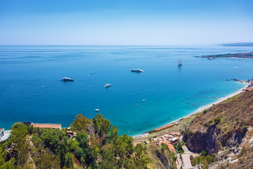 Fototapeta na wymiar ocean at Sicily Italy