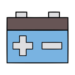 cute cartoon car battery