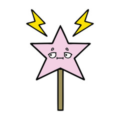 cute cartoon magic wand