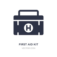 first aid kit icon on white background. Simple element illustration from American football concept.