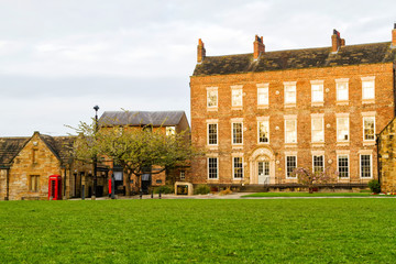 Durham castle where Durham University located is. England, UK