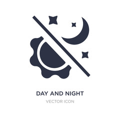 day and night icon on white background. Simple element illustration from Astronomy concept.