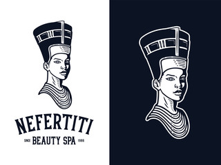 Nefertiti queen of ancient beauty - obrazy, fototapety, plakaty