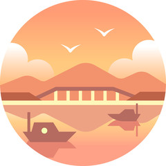 Hobart gradient illustration