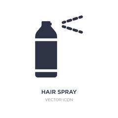 hair spray icon on white background. Simple element illustration from Beauty concept.