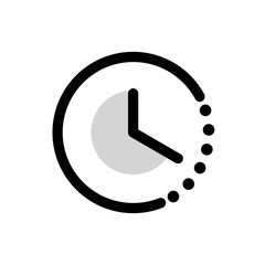 Time icon,Clock icon vector