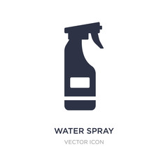 water spray icon on white background. Simple element illustration from Beauty concept.