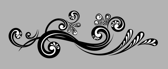 Decorative monograms and calligraphic borders