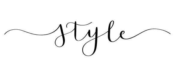 STYLE brush calligraphy banner