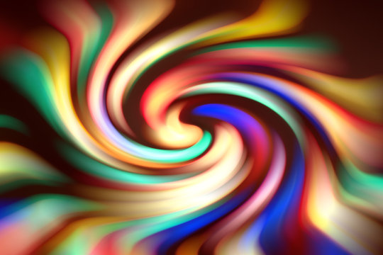 Abstract background, curl of a large number of multi-colored lines