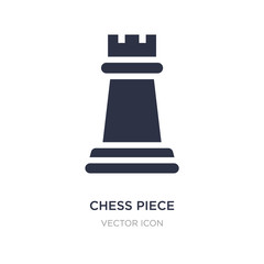 chess piece icon on white background. Simple element illustration from Entertainment and arcade concept.