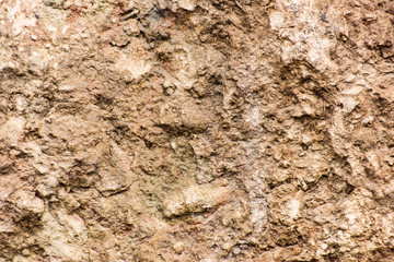 Yellow worn stone surface