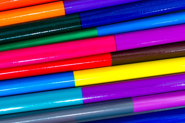 colored pencils bilateral in the set 