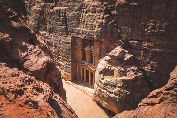 Photo du plus beau temple de Pétra, Jordanie