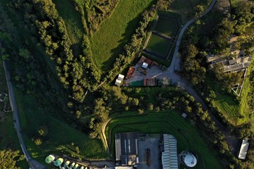 Lissabon in Portugal aus der Luft