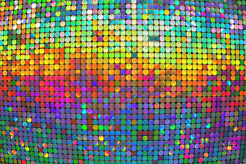 Colorful bright background. The colored circles. Free space. Convex art background