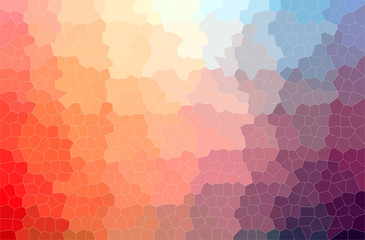 Fototapeta na wymiar Abstract illustration of orange, pink, purple, red Small Hexagon background