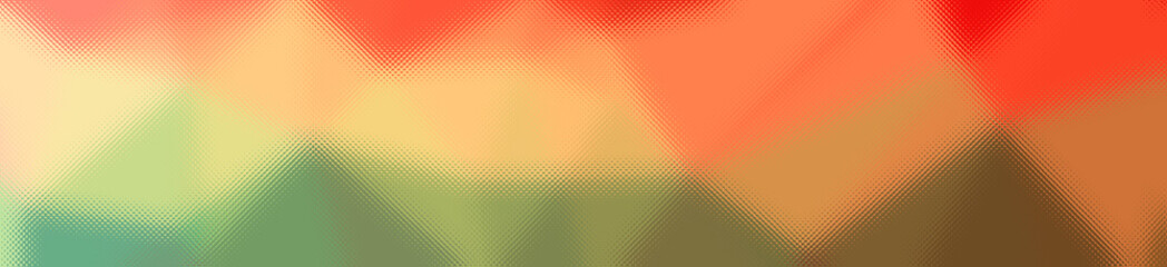Abstract illustration of green, orange, yellow through the tiny glass background