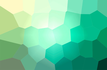 Abstract illustration of green Giant Hexagon background