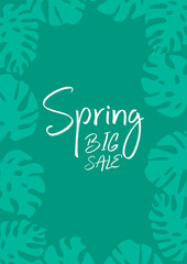 Spring Big Sale Background