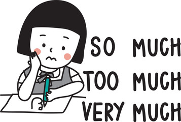 students don't want to study too much