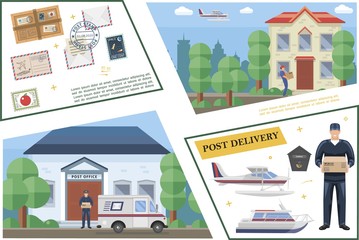 Flat Post Service Template