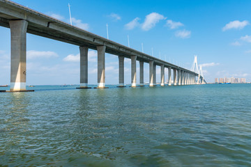 Scenery of Zhanjiang Bay Bridge