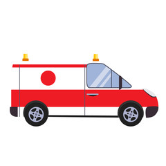 Insurance and Ambulance Vector Illustartion